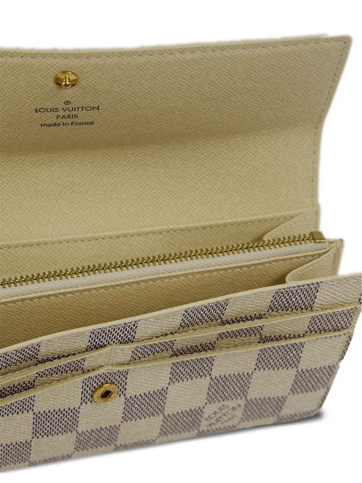 Louis Vuitton ビンテージ 2007 サラ・コンチネンタル ウォレット - ホワイト - 画像4
