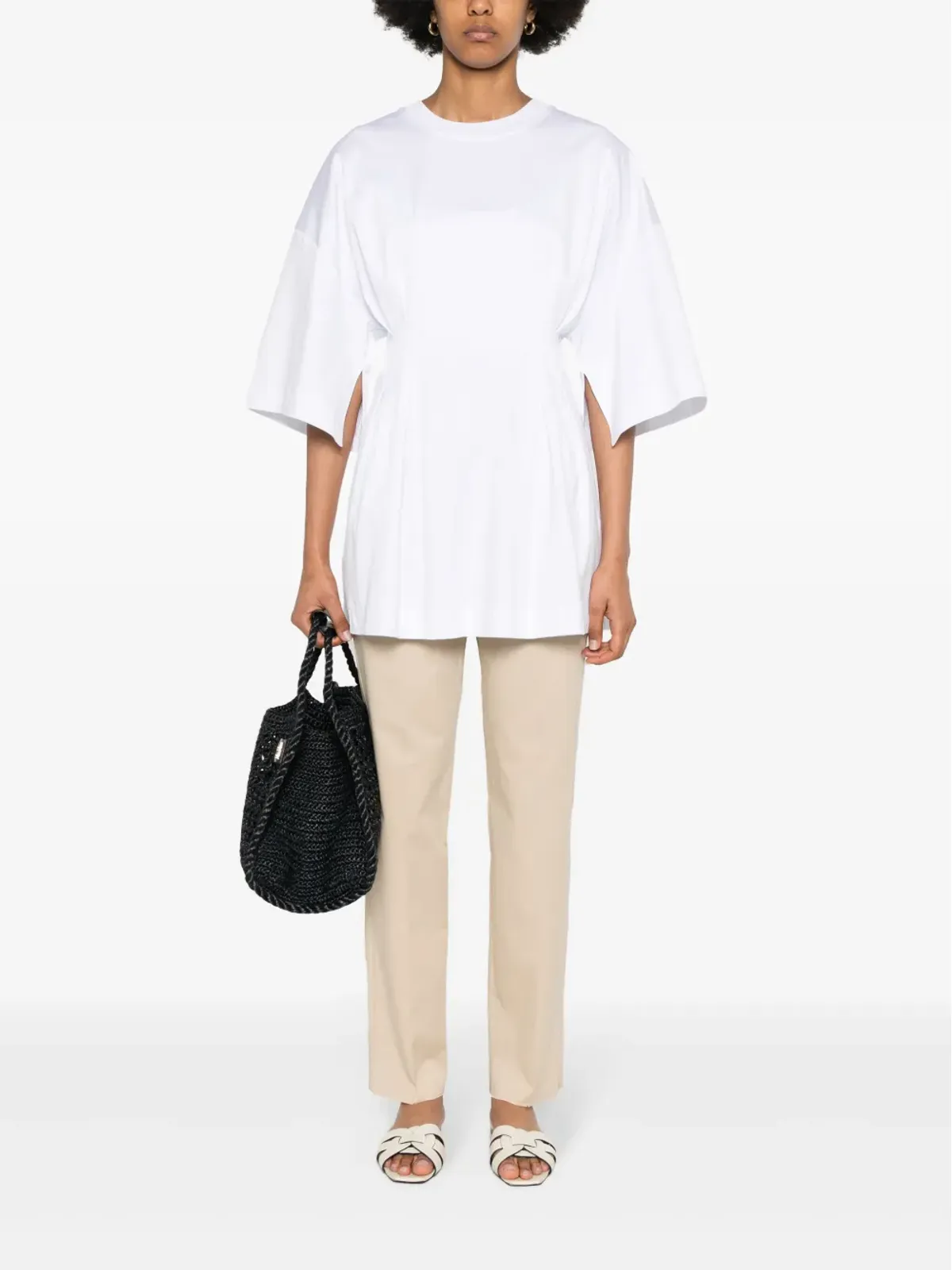 Max Mara プリーツディテールパンツ - ニュートラル系 - 画像2