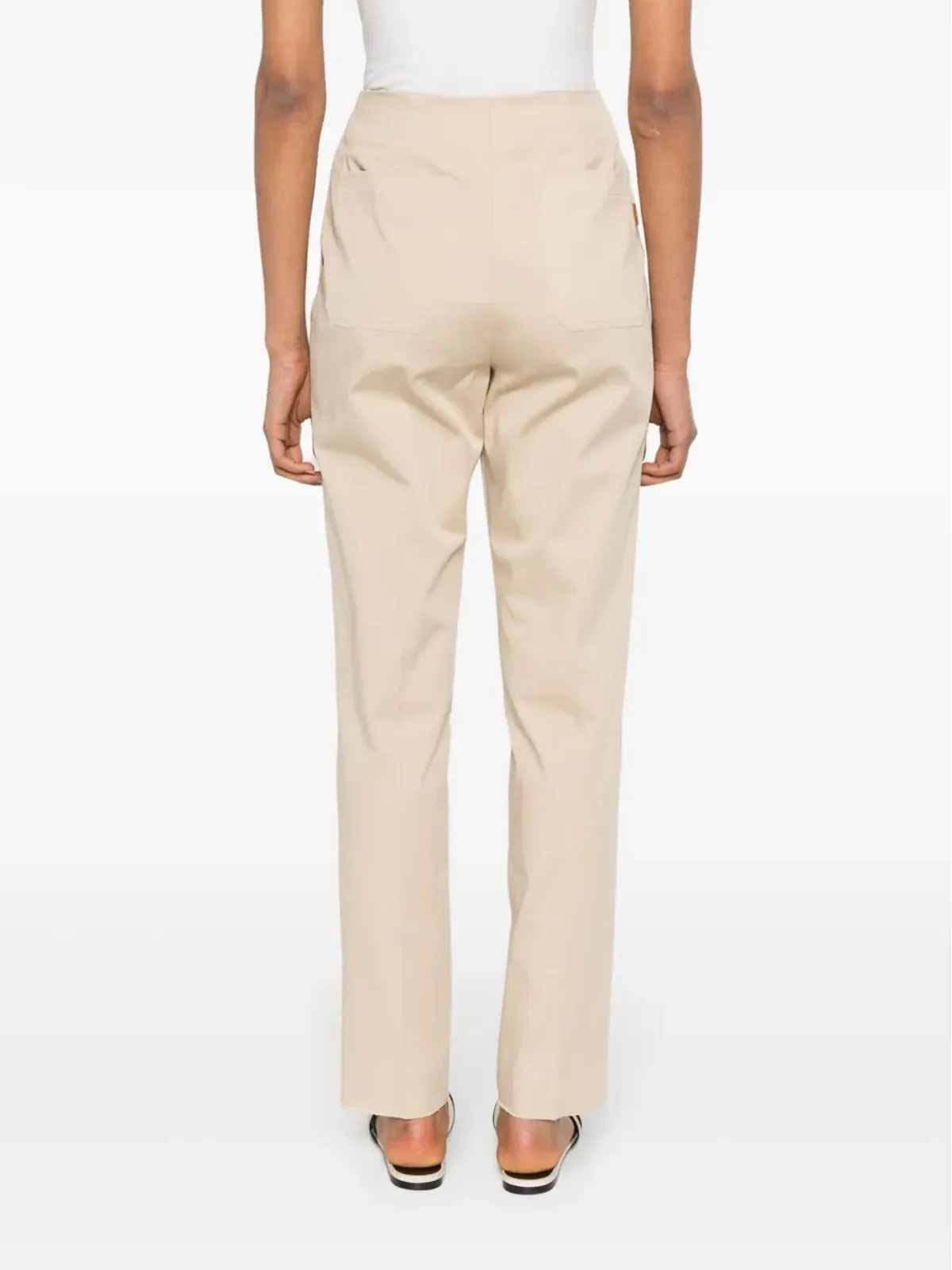 Max Mara プリーツディテールパンツ - ニュートラル系 - 画像4