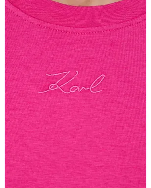 Karl Lagerfeld ラッフルドレス ピンク - サムネイル5