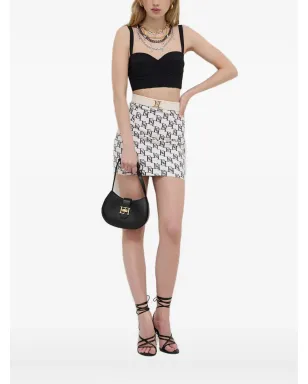 Elisabetta Franchi ストラップ付きビスチェトップ - ブラック - サムネイル1