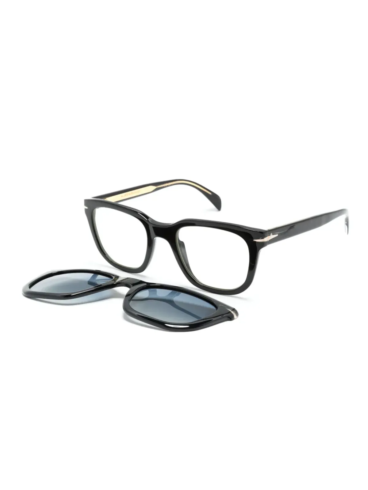 Eyewear by David Beckham スクエアフレーム眼鏡 - 画像2