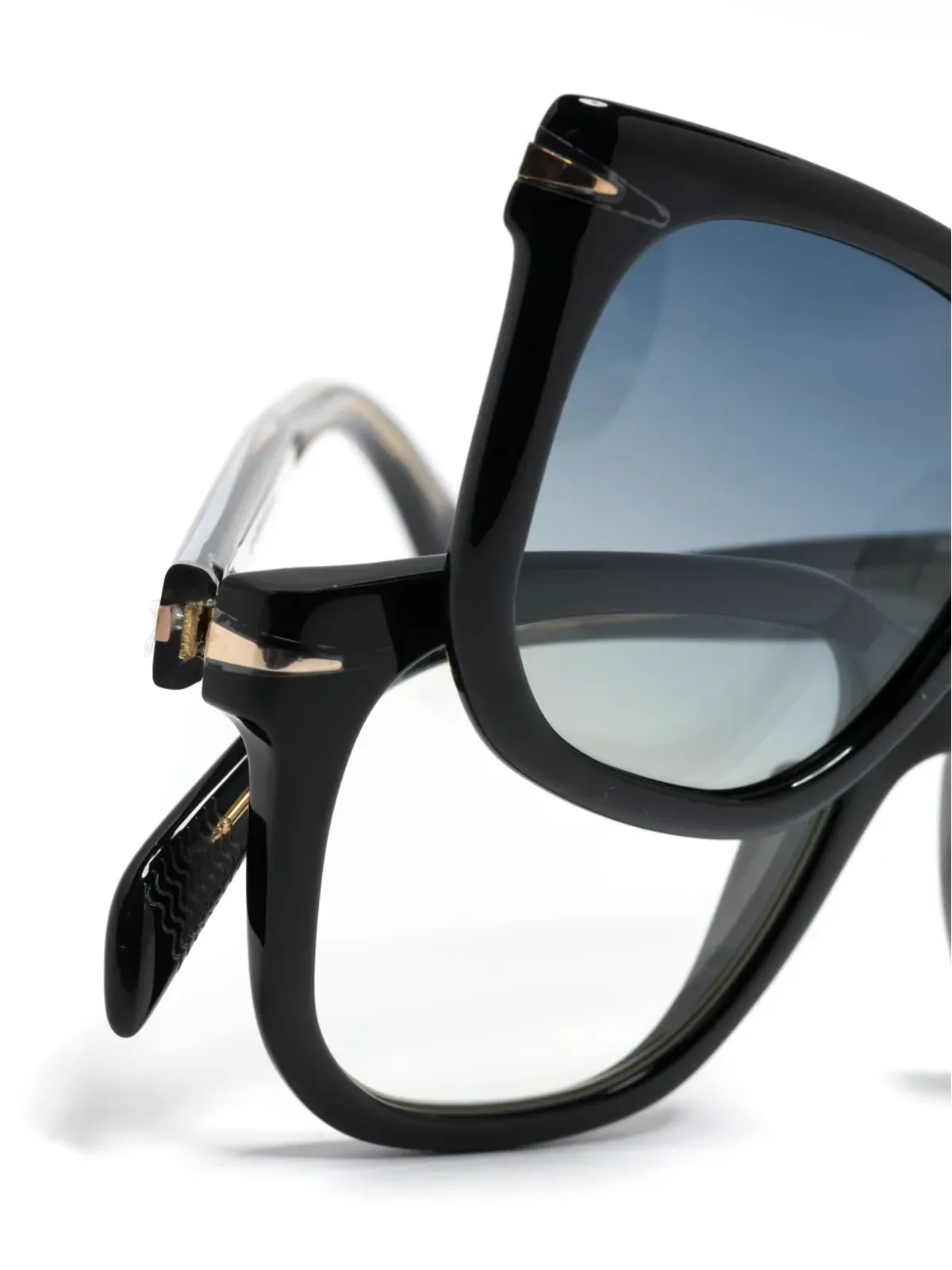 Eyewear by David Beckham スクエアフレーム眼鏡 - 画像3