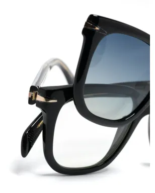 Eyewear by David Beckham スクエアフレーム眼鏡 - サムネイル3