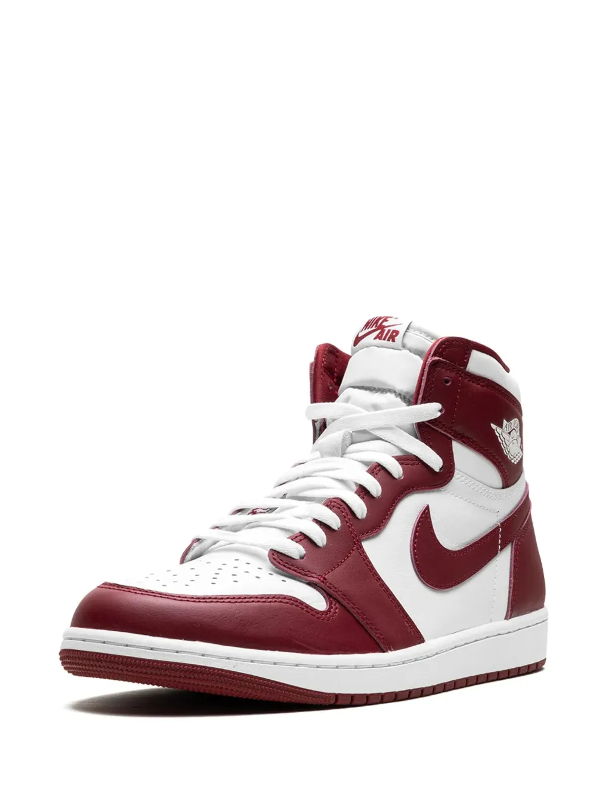 Jordan エアジョーダン 1 レトロ ハイ OG チームレッド スニーカー - 画像5