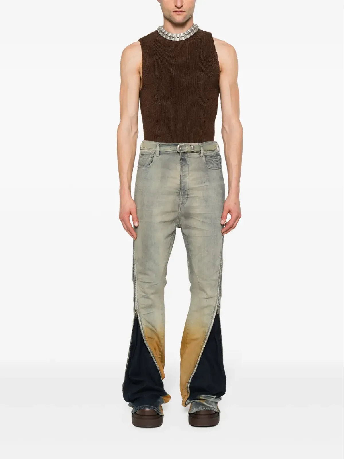 Rick Owens DRKSHDW ボラン・バナナ スリムカットジーンズ - 画像2