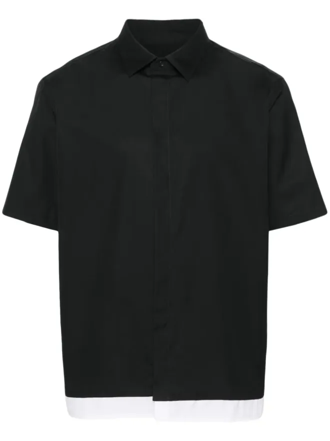 Neil Barrett Neil Barrett ルーズダブルコットンシャツの商品画像