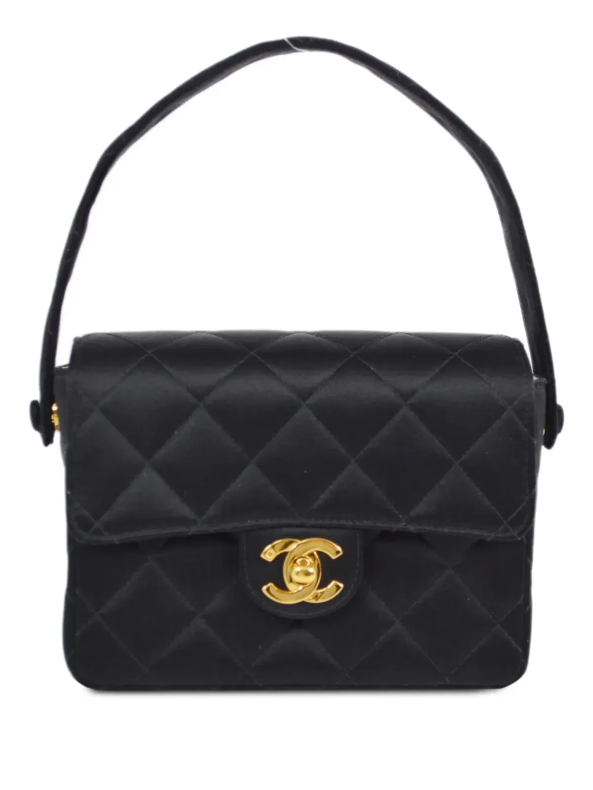 CHANEL Pre-Owned 1995 ミニ クラシック スクエア フラップ ショルダーバッグ - ブラック - 画像1