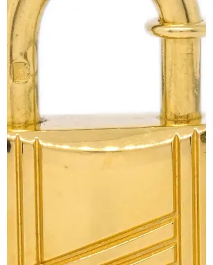 Hermès ビンテージ 1998 Anee Arbre Cadena パドロック - ゴールド - サムネイル2