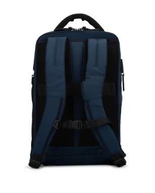 PIQUADRO ロゴレタリングバックパック - ブルー - サムネイル2
