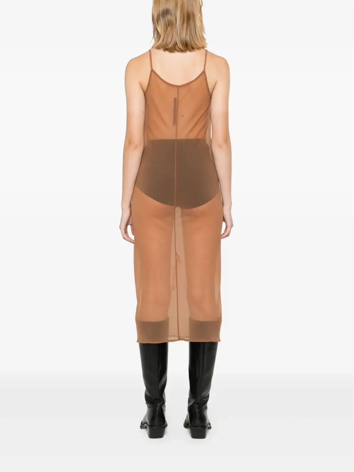Rick Owens Lilies セミシアー ミディドレス - 画像4