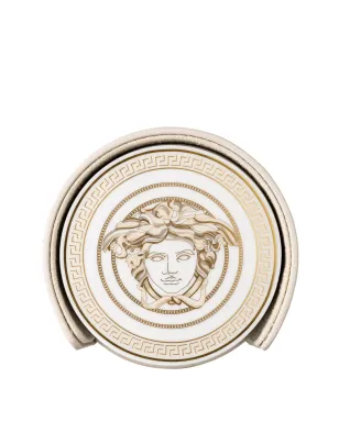 Versace メデューサ・ガラ コースター ホワイト - サムネイル2