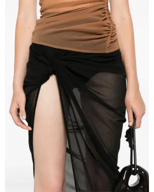 Rick Owens Lilies エドフ マキシスカート（ブラック） - サムネイル5