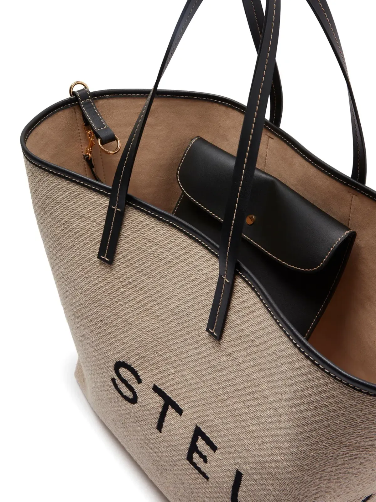 Stella McCartney ジャカードロゴ トートバッグ - ニュートラルカラー - 画像5