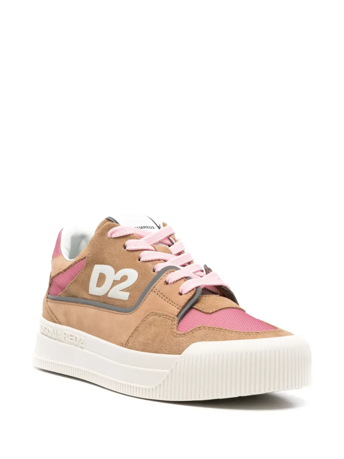 DSQUARED2 スエードスニーカー ブラウン - 画像2