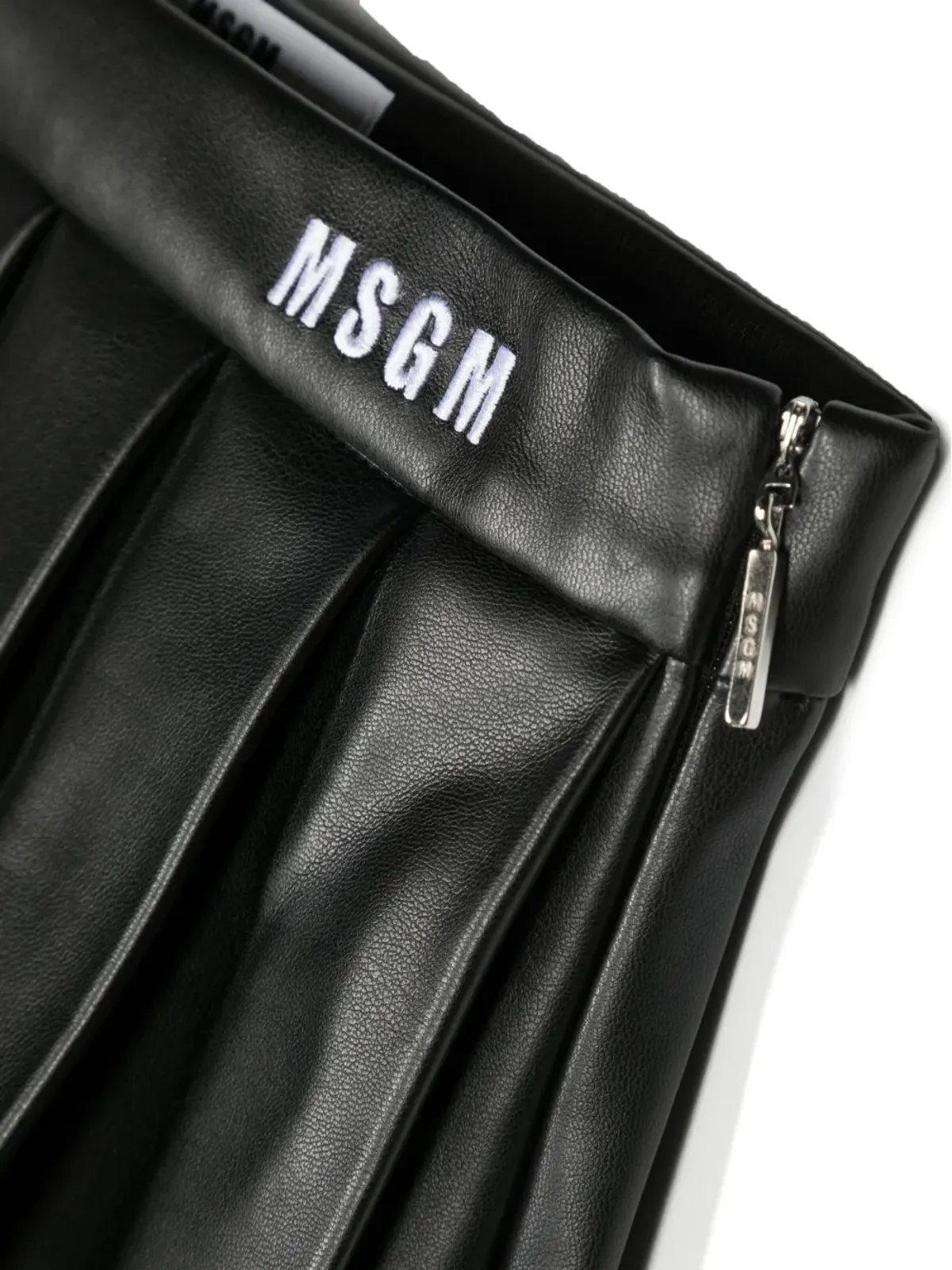 MSGM Kids プリーツスカートショーツ - ブラック - 画像3