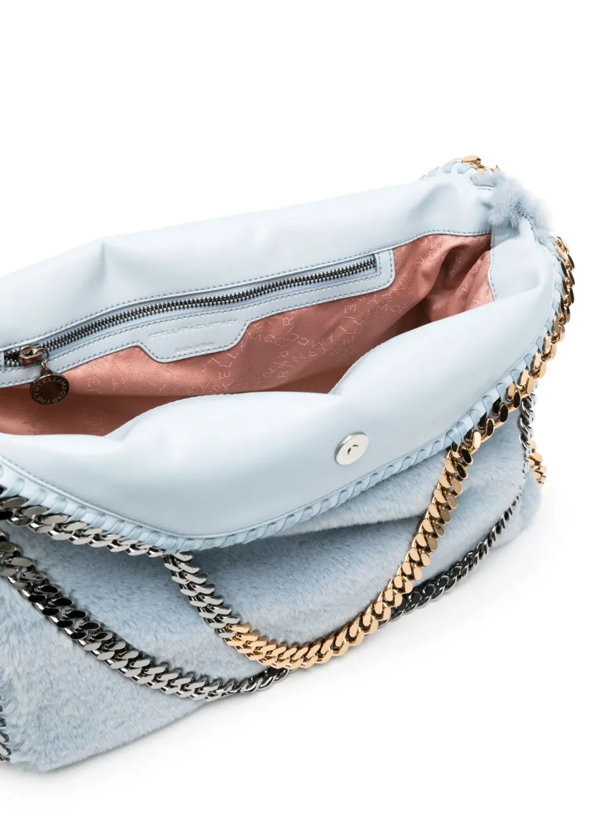 Stella McCartney ファラベラ フェイクファー トートバッグ - ブルー - 画像5