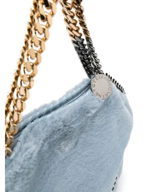Stella McCartney ファラベラ フェイクファー トートバッグ - ブルー - サムネイル4