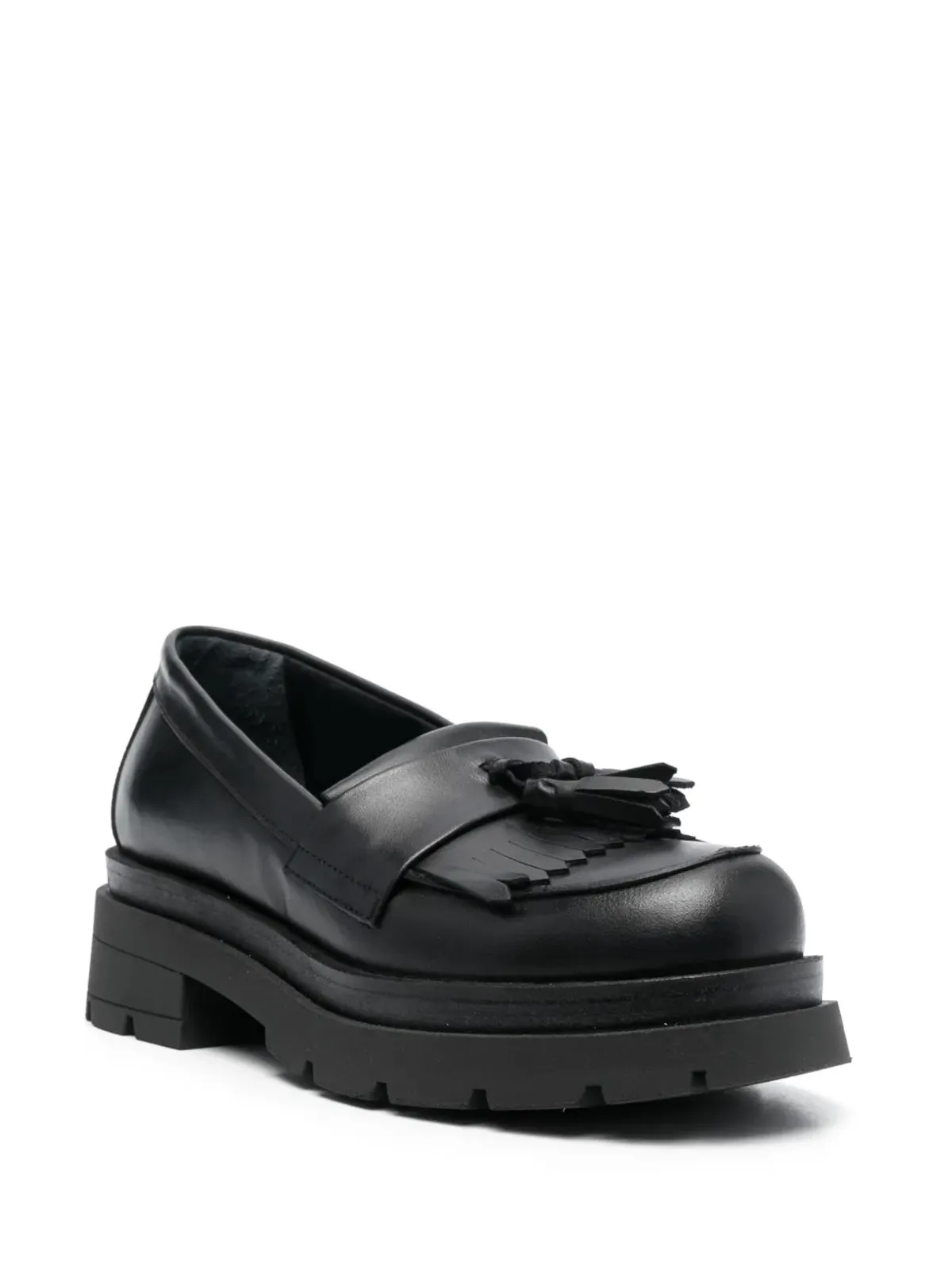 P.A.R.O.S.H. tassel-detail leather loafers - Black - 画像2