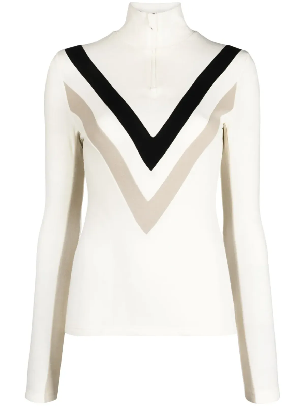 We Norwegians Voss merino-blend ski jumper - White - 画像1