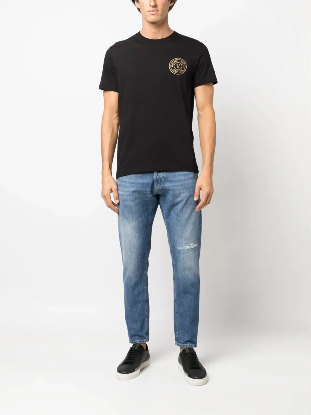 Versace Jeans Couture ロゴプリント半袖Tシャツ - 画像2