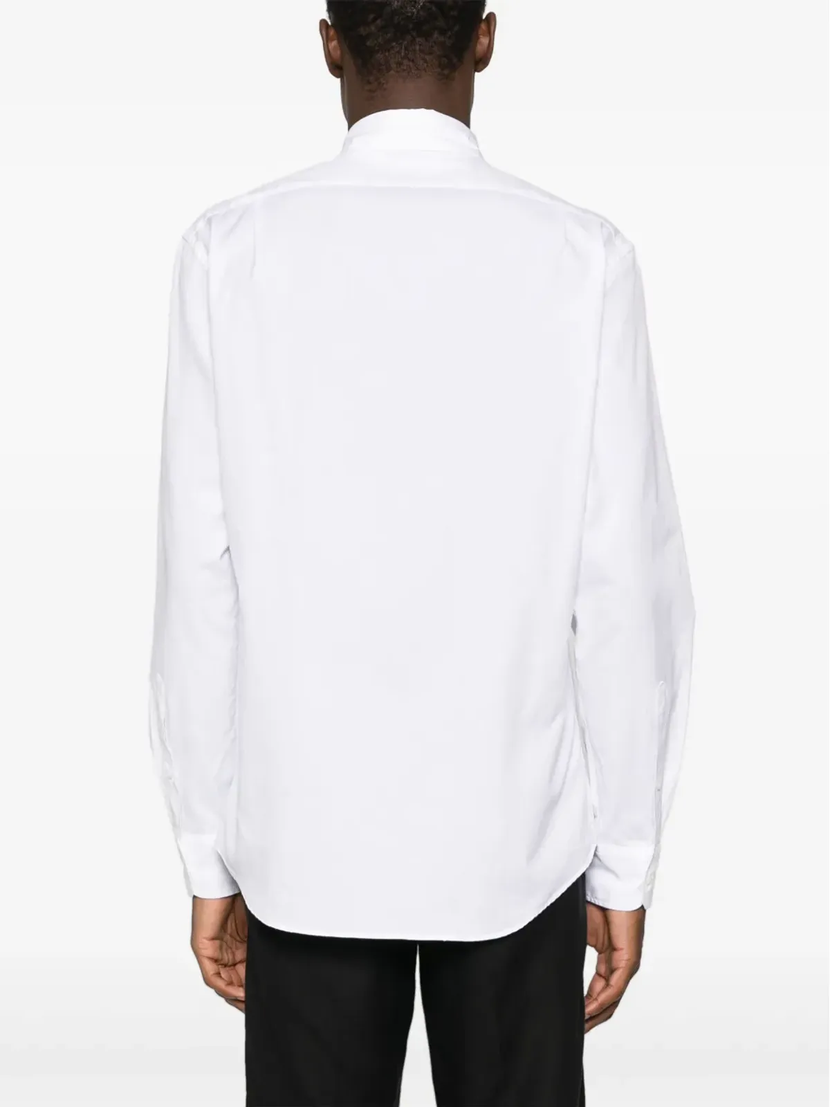 Ralph Lauren Purple Label ボタンダウンコットンシャツ ホワイト - 画像4