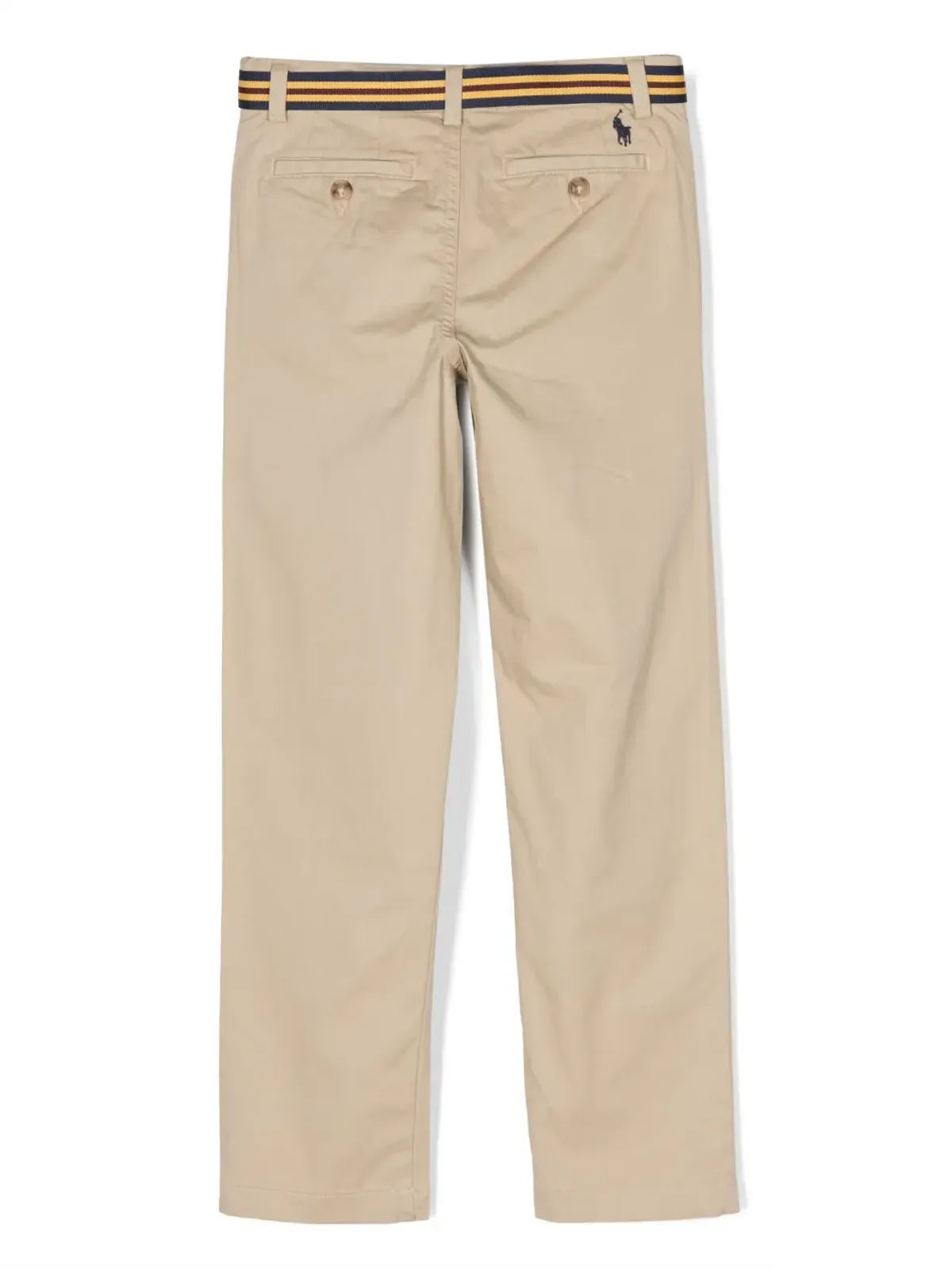POLO RALPH LAUREN KIDS ストレートレッグベルト付きトラウザー - 画像2