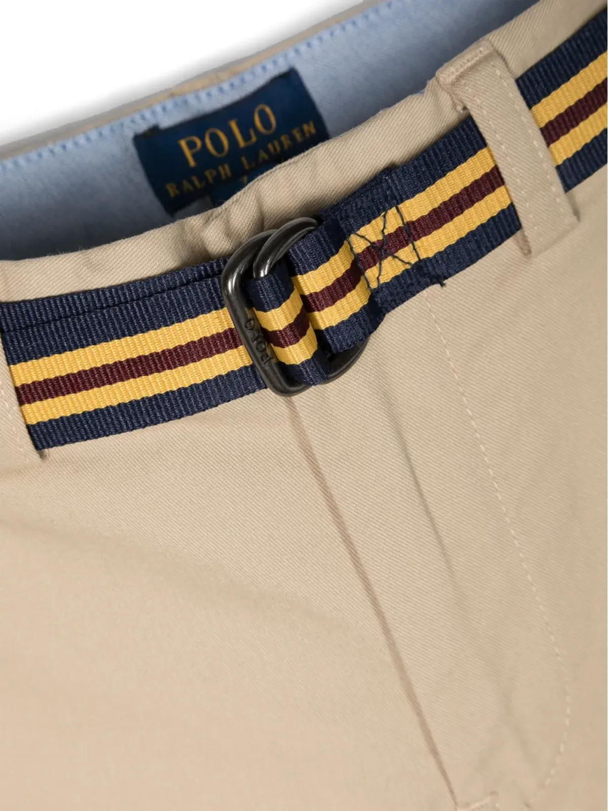 POLO RALPH LAUREN KIDS ストレートレッグベルト付きトラウザー - 画像3