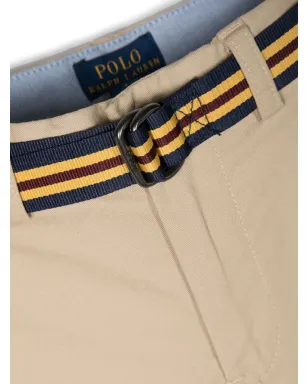 POLO RALPH LAUREN KIDS ストレートレッグベルト付きトラウザー - サムネイル3