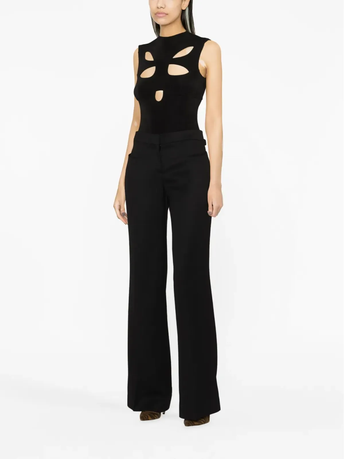 TOM FORD ウールストレートレッグパンツ - 画像3