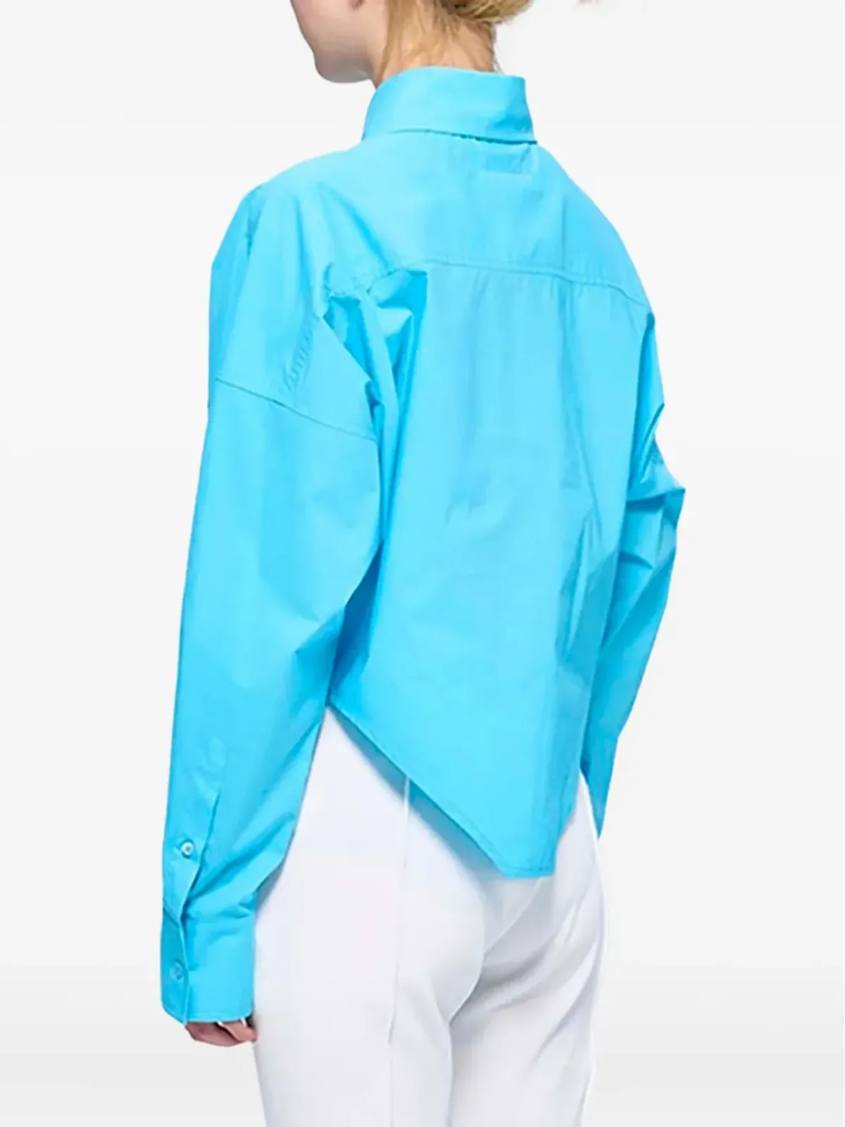 MM6 Maison Margiela 長袖ポインテッドヘムシャツ - 画像5