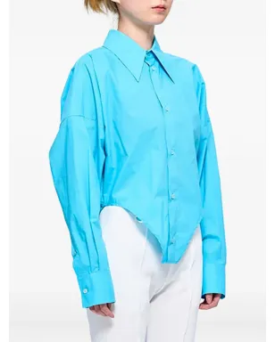MM6 Maison Margiela 長袖ポインテッドヘムシャツ - サムネイル3