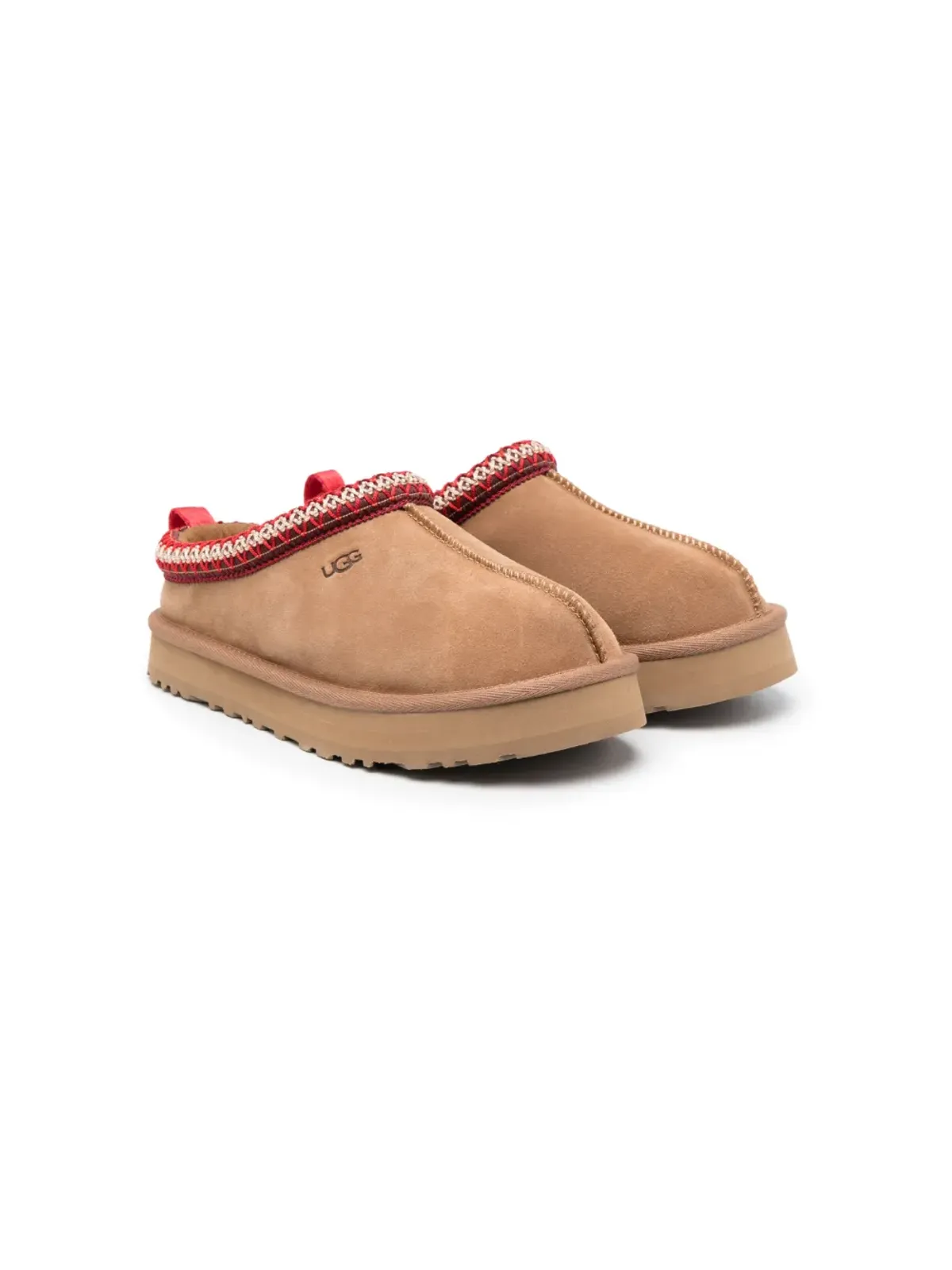 UGG Kids タズ スウェードスリッパ - 画像1
