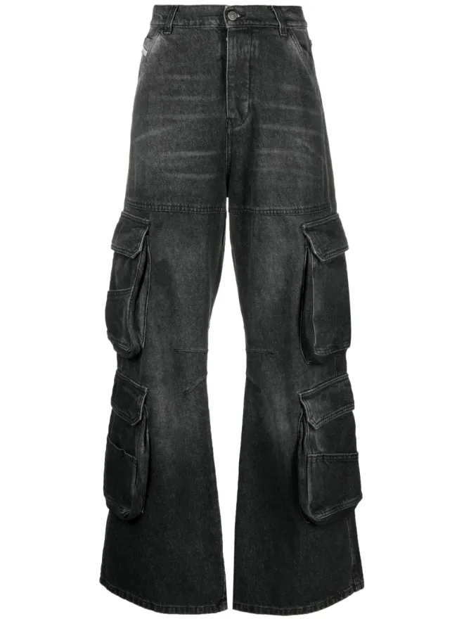 Diesel Diesel 1996 D-Sire 0HLAA ストレートジーンズ - ブラックの商品画像
