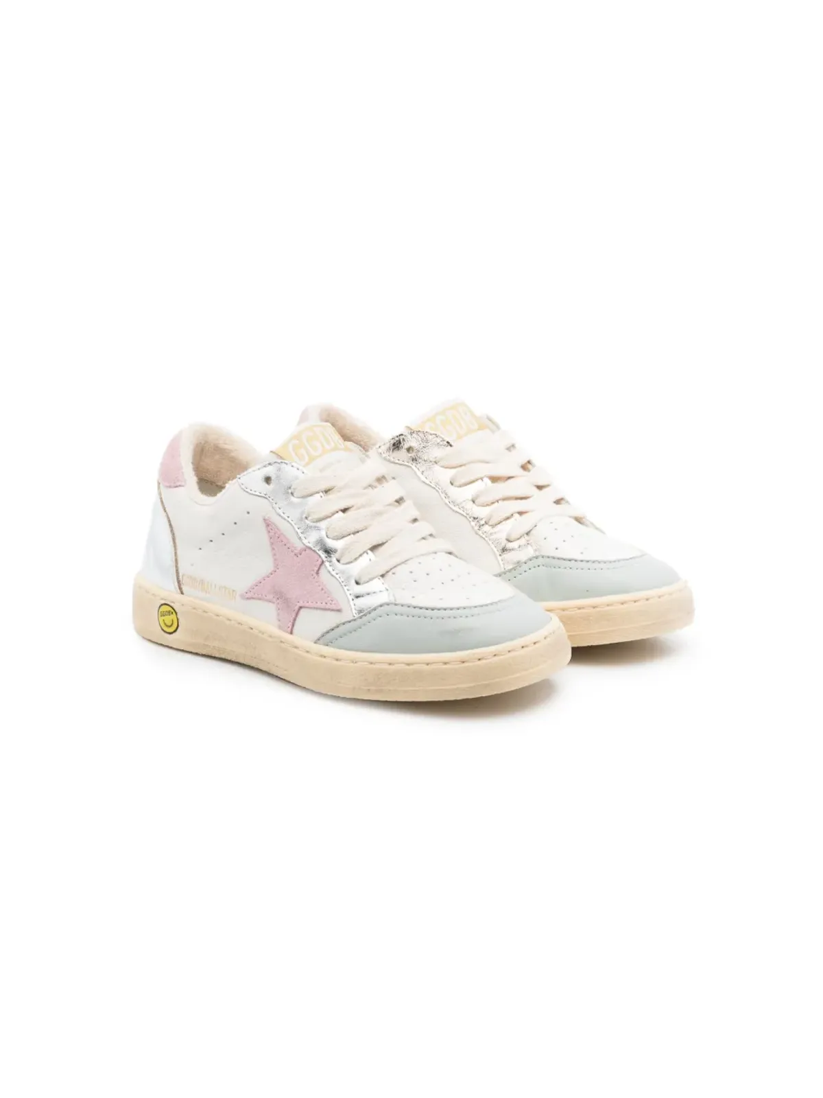 Golden Goose Kids Ballstar ゴートスキン スニーカー - 画像1