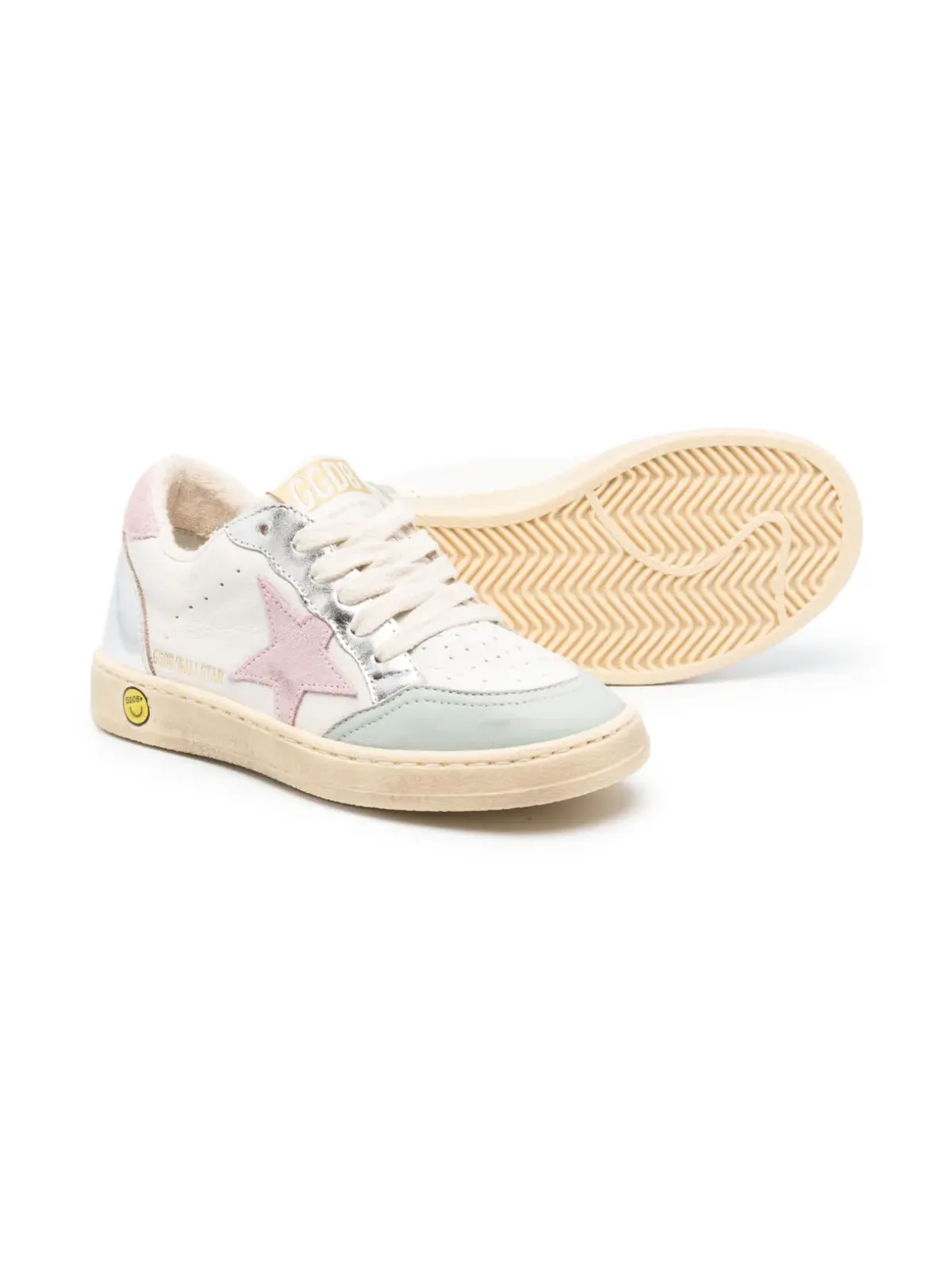 Golden Goose Kids Ballstar ゴートスキン スニーカー - 画像2