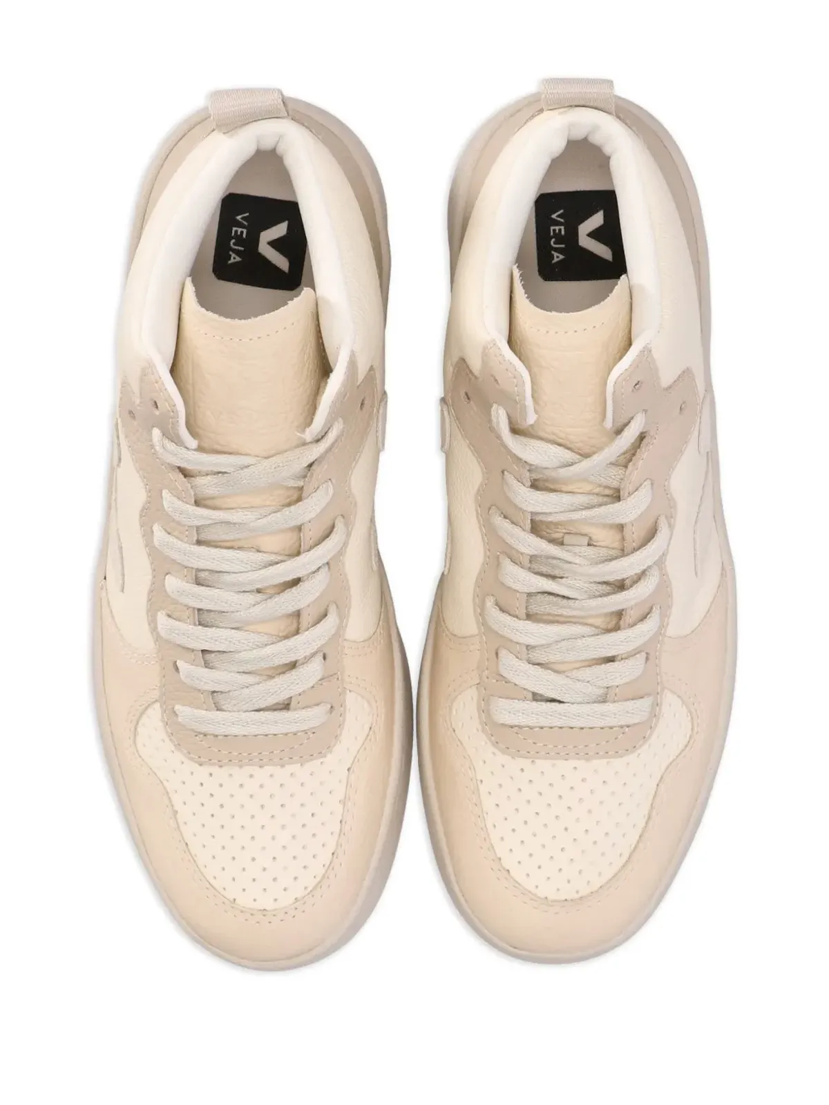 VEJA V15 Chromefree ハイトップスニーカー - 画像4