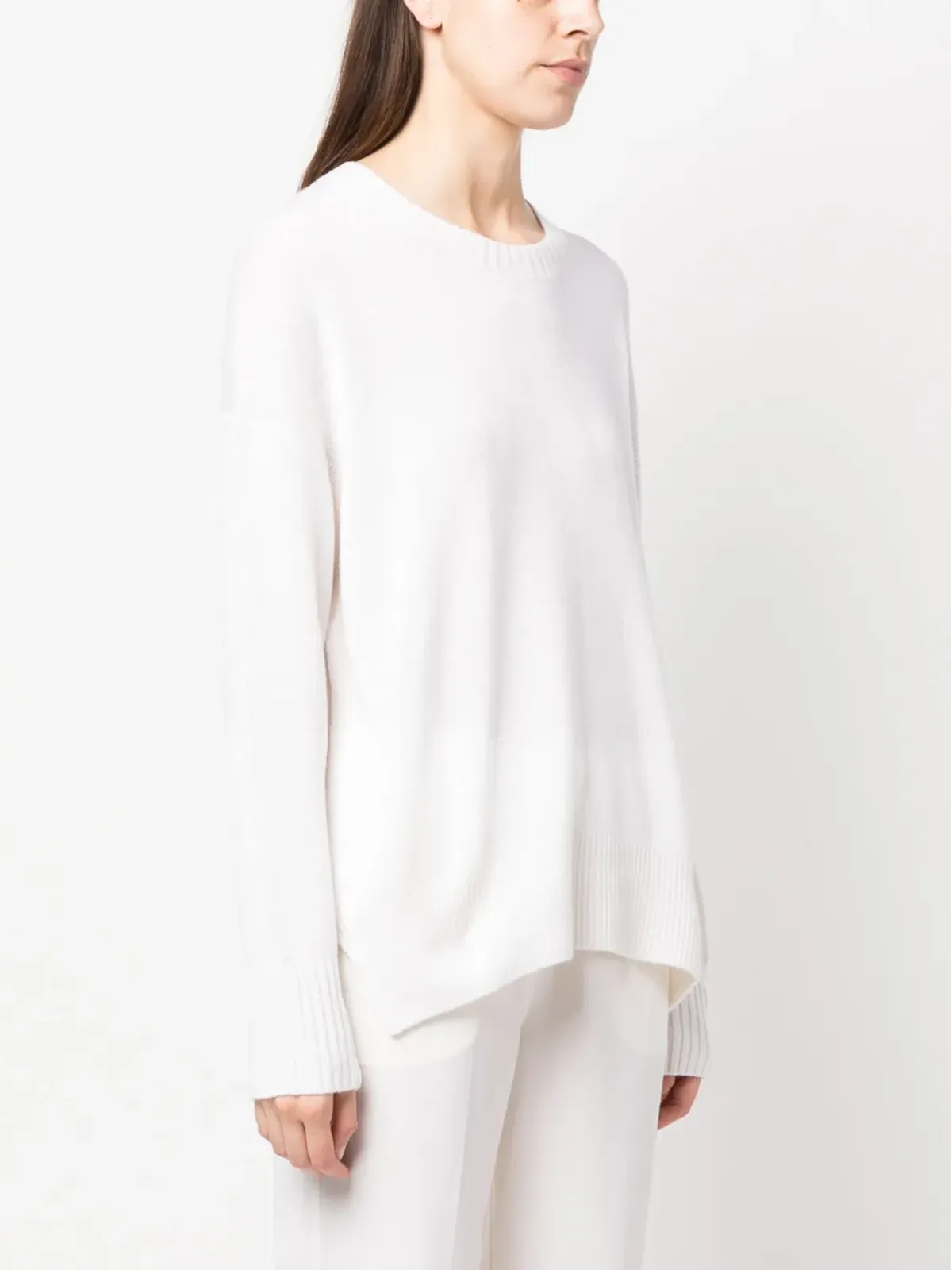 Allude ドロップショルダー カシミア ジャンパー - 画像3