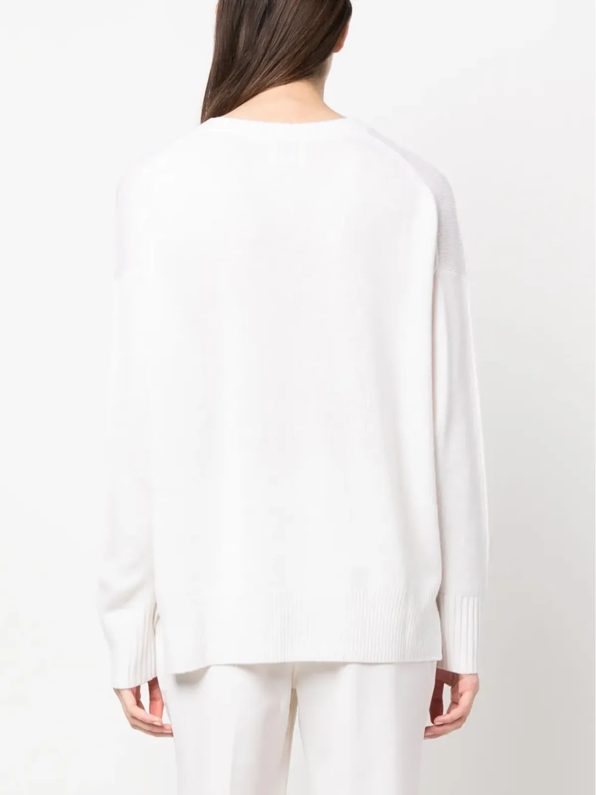 Allude ドロップショルダー カシミア ジャンパー - 画像4