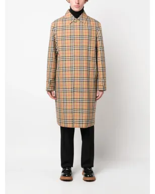 Burberry チェック柄コットントレンチコート - サムネイル2