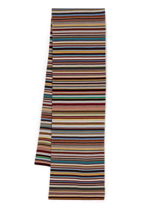 Paul Smith Paul Smith ストライプ柄 ヴァージンウール スカーフの商品画像