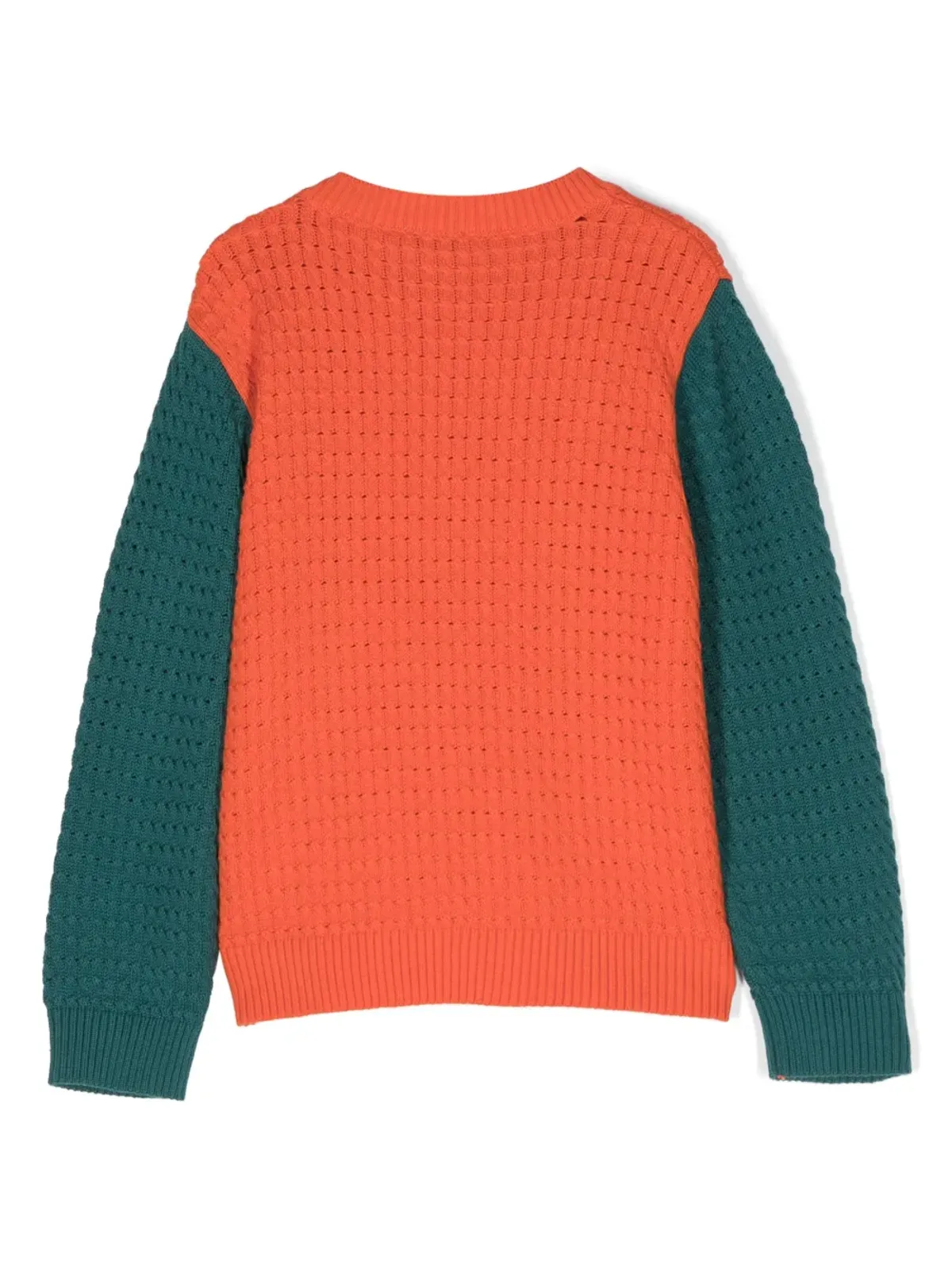 Stella McCartney Kids 花刺繍入りカラー・ブロックジャンパー - 画像2