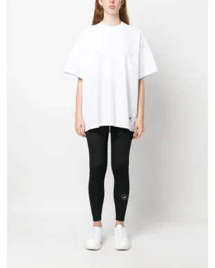 adidas by Stella McCartney ロゴプリント コットンブレンド Tシャツ - White - サムネイル2
