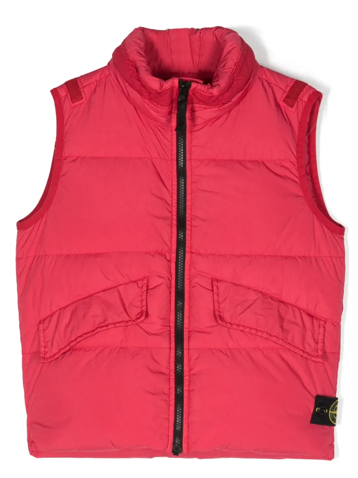 Stone Island Junior コンパスバッジ入りパデッドジレ - 画像1