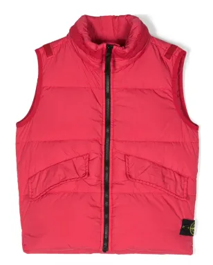 Stone Island Junior コンパスバッジ入りパデッドジレ - サムネイル1