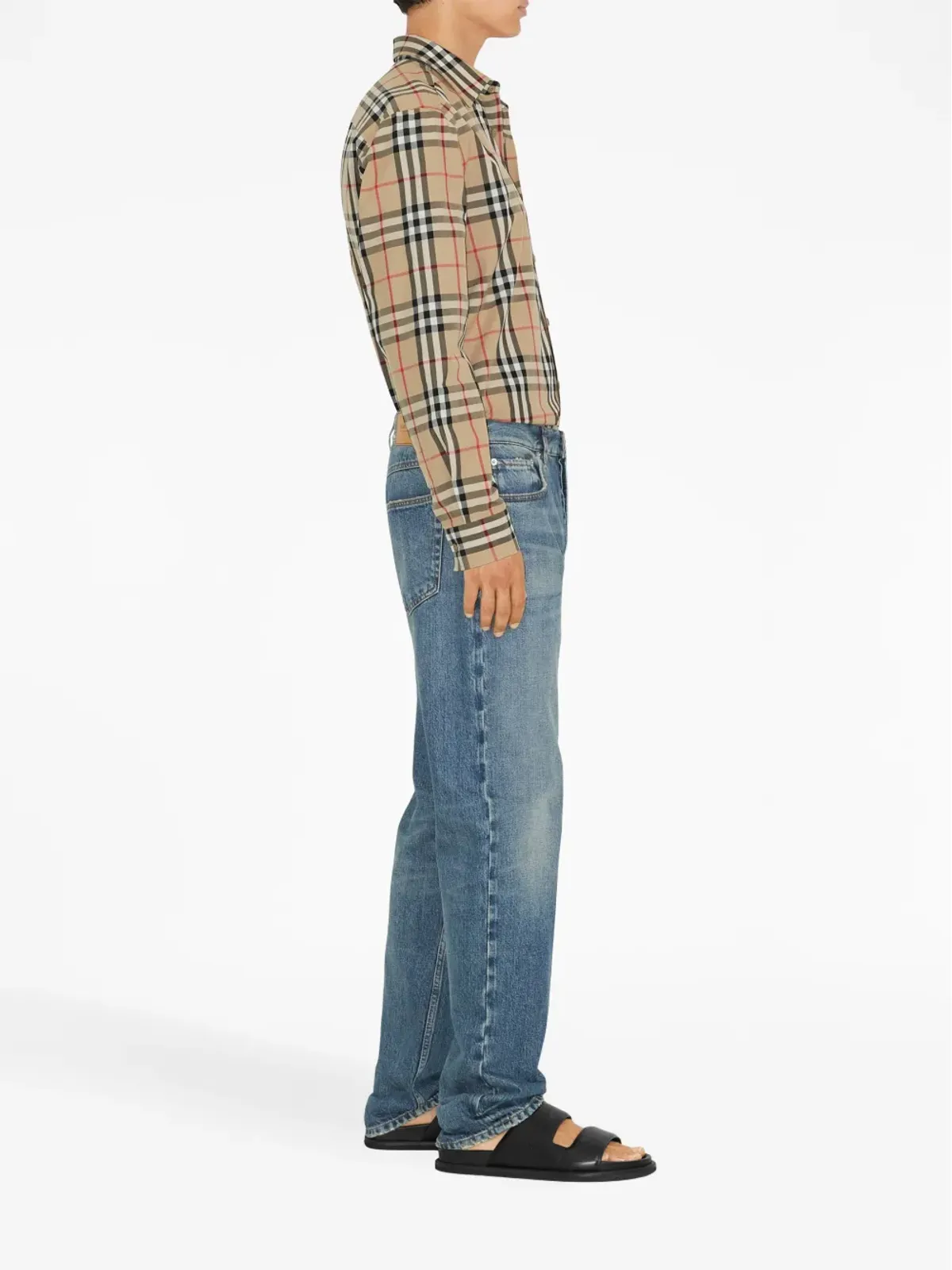 Burberry ヴィンテージチェック柄コットンシャツ - 画像3