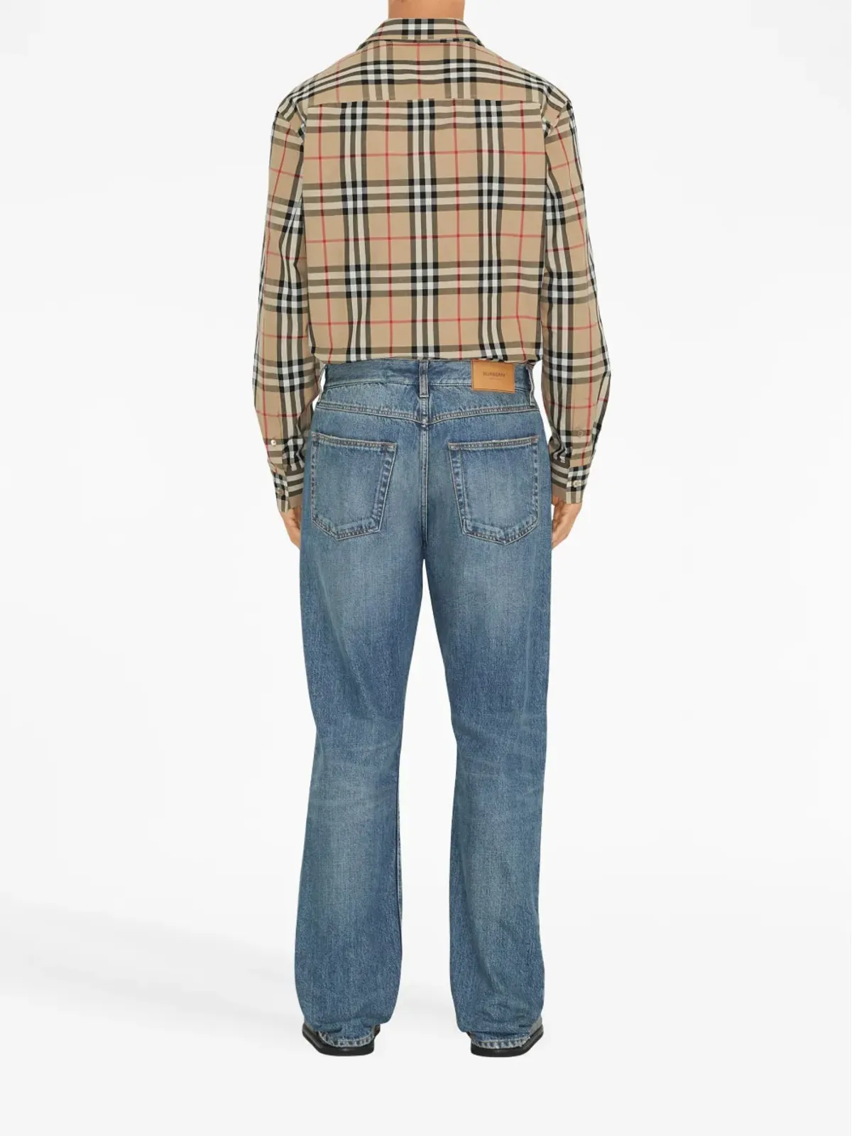 Burberry ヴィンテージチェック柄コットンシャツ - 画像4