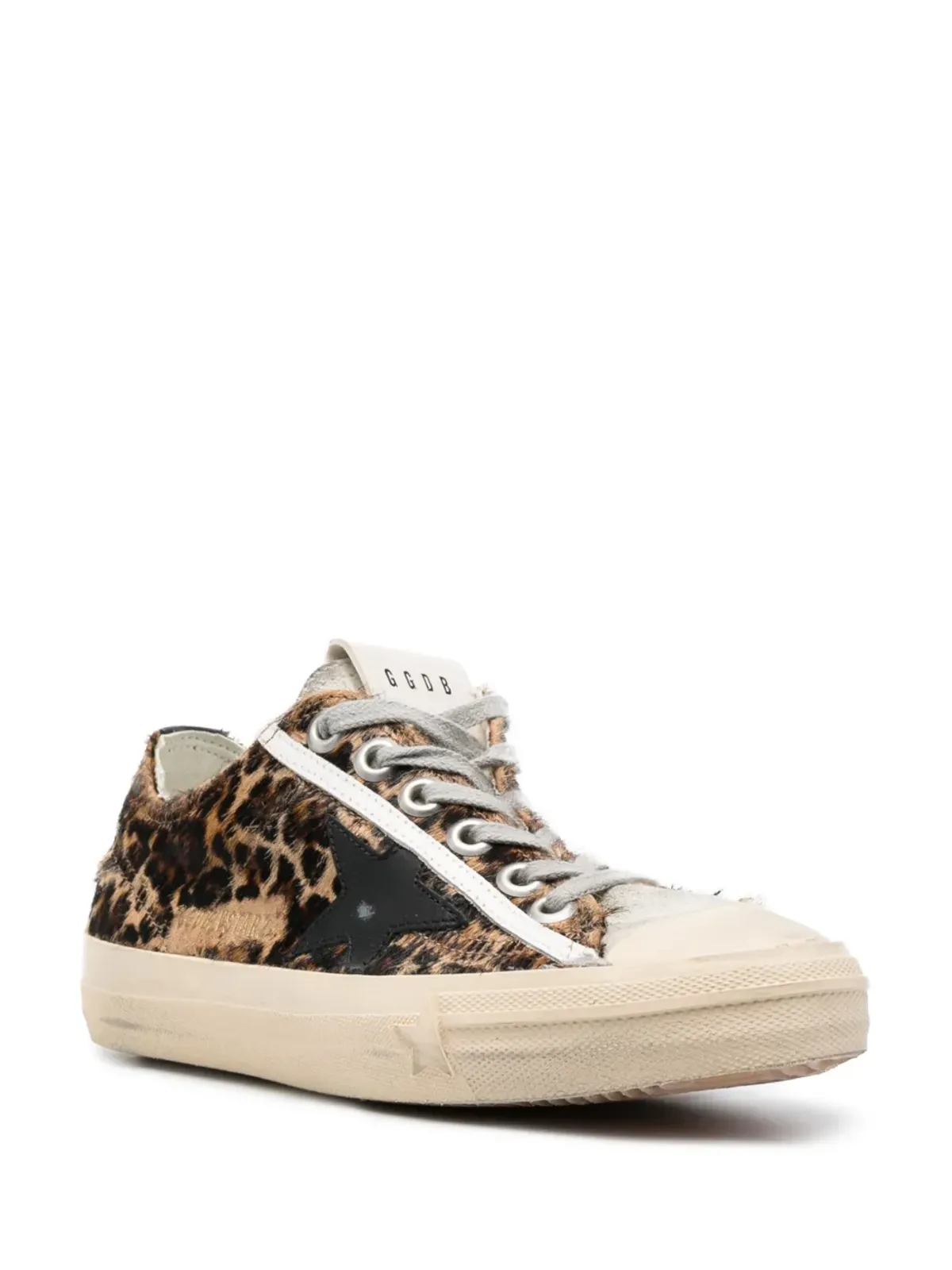 Golden Goose leopard-print lace-up sneakers - Brown - 画像2