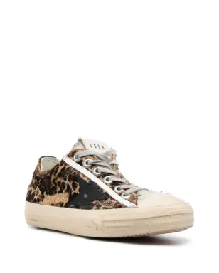 Golden Goose leopard-print lace-up sneakers - Brown - サムネイル2