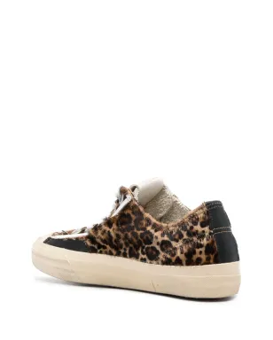 Golden Goose leopard-print lace-up sneakers - Brown - サムネイル3